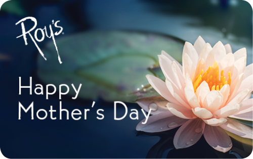 Flower on water with "Happy Mother's Day" text